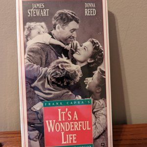 It's A Wonderful Life Original Uncut Version Sealed VHS 2X Host Pick!